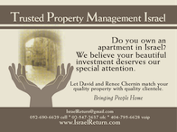 Your Property Manager in Israel
