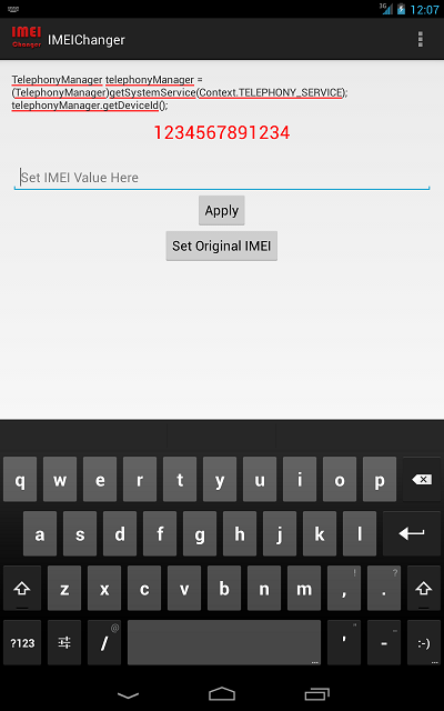 Einfach imei changer symbian