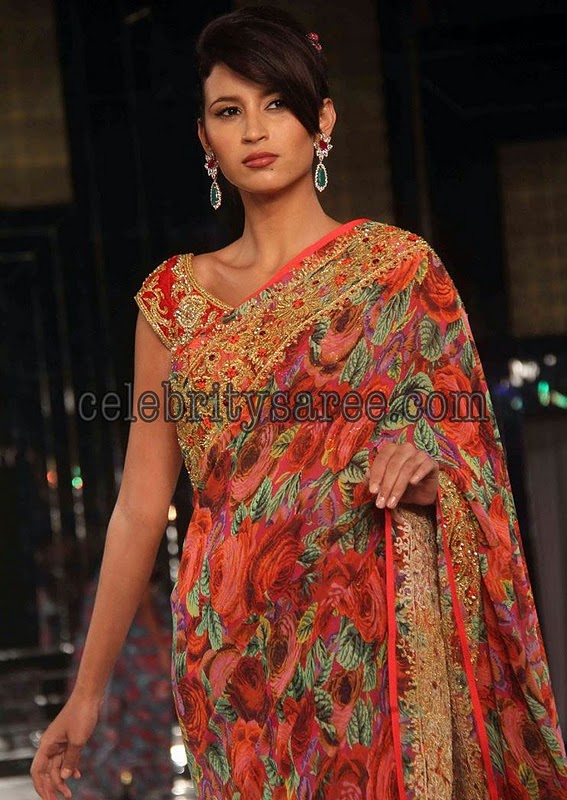 Pallavi Jaikishan Designer Sarees Collection At Amby Valley Bridal Week Saree Blouse Patterns A piece of mirror work is essential for your. saree blouse patterns