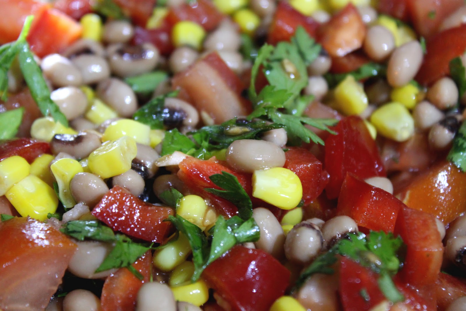 Fresh black eyed bean salad Amuse Your Bouche