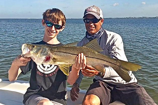 Nice Snook with Chris Camps