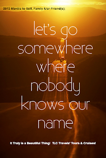 Go Somewhere....