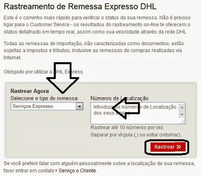 dhl rastreamento de encomendas