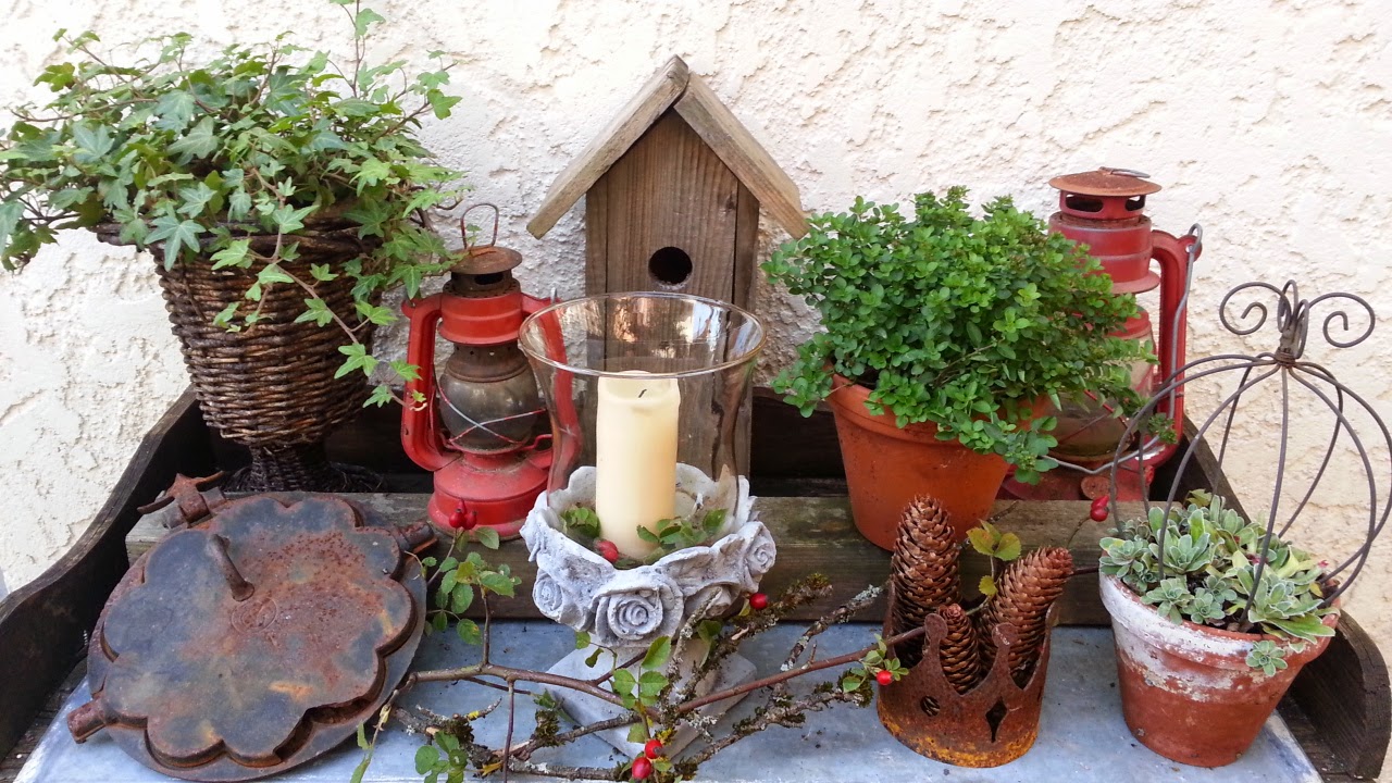 Shabby House and Garden: Goldener Herbst im Garten