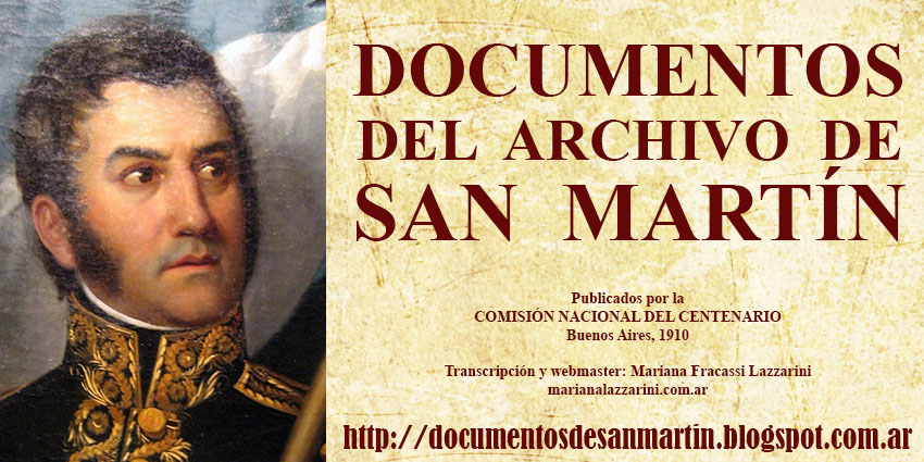 Visitar DOCUMENTOS DEL ARCHIVO DE SAN MARTÍN