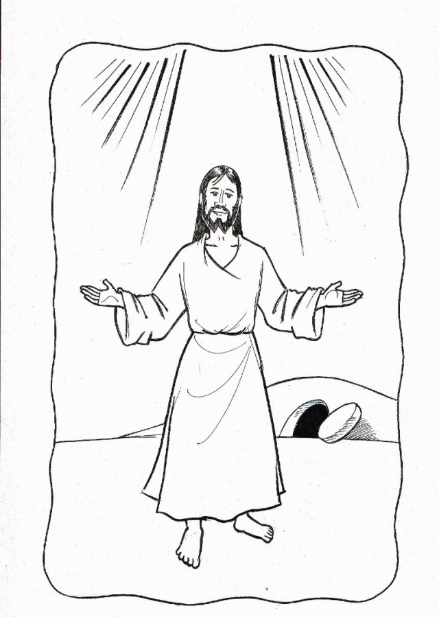 Kids Page: - Resurrection Of Jesus 113698 Coloring Pages