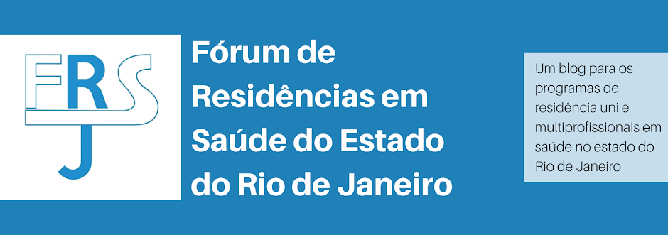 Fórum de Residências do Estado do Rio de Janeiro
