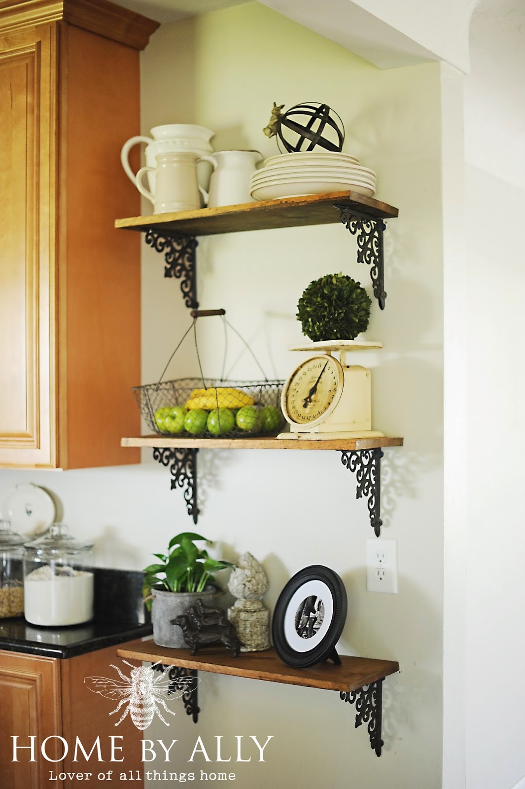 Home by Ally DIY Open Shelving