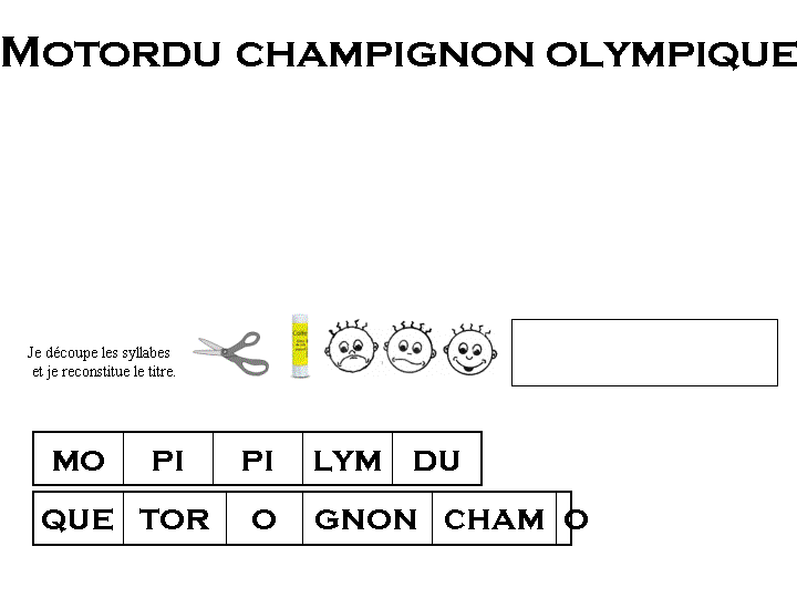 Motordu champignon olympique