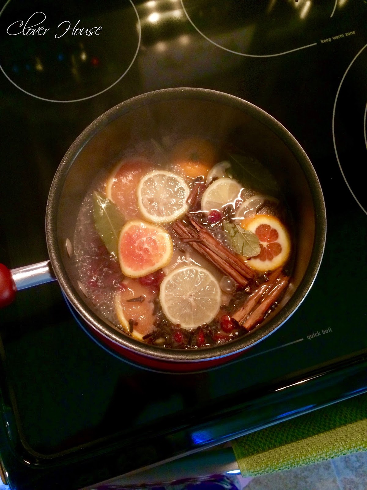 Clover House How to Make Stove Top Potpourri