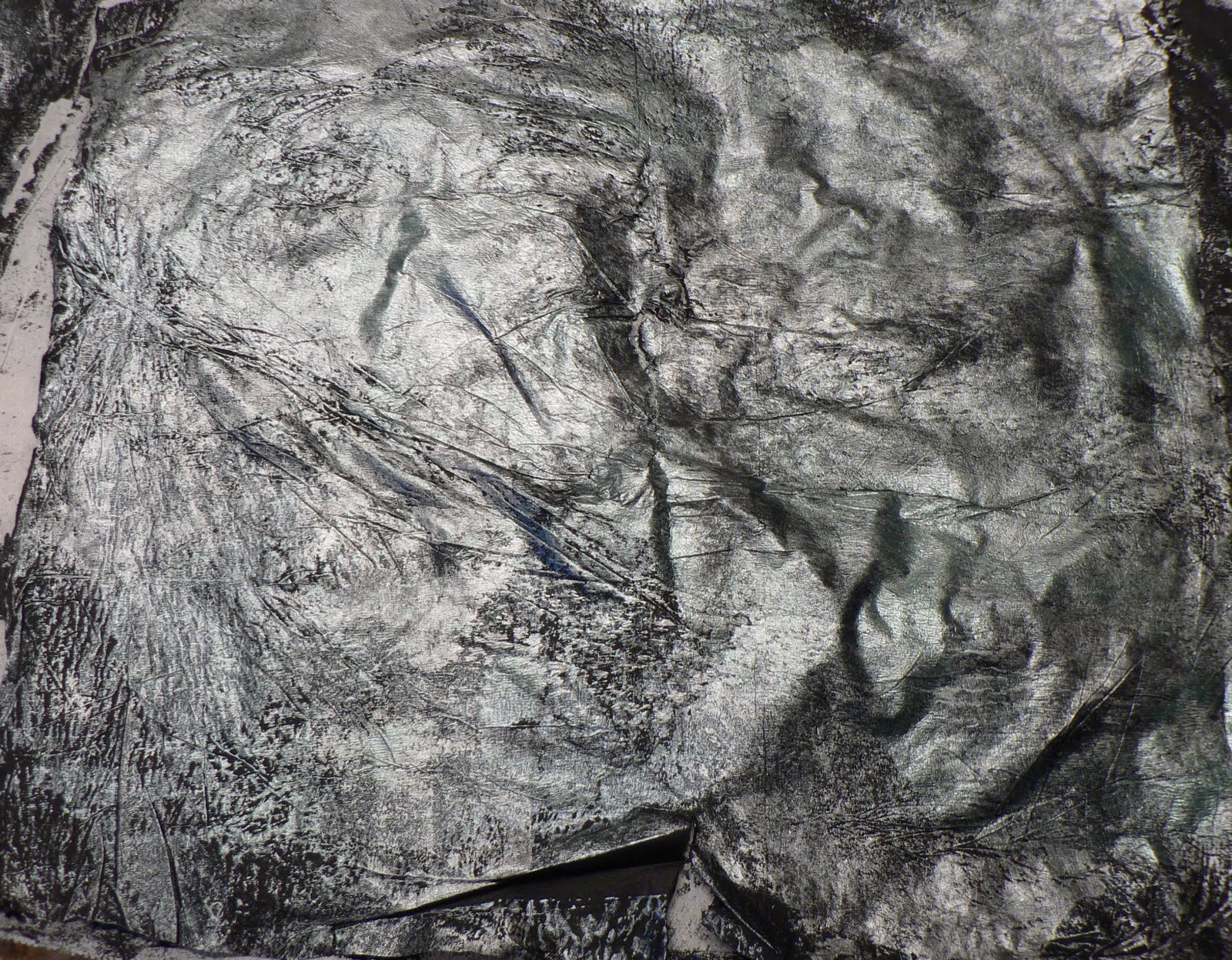 Creative Expressions Gesso & Tissue Paper Background