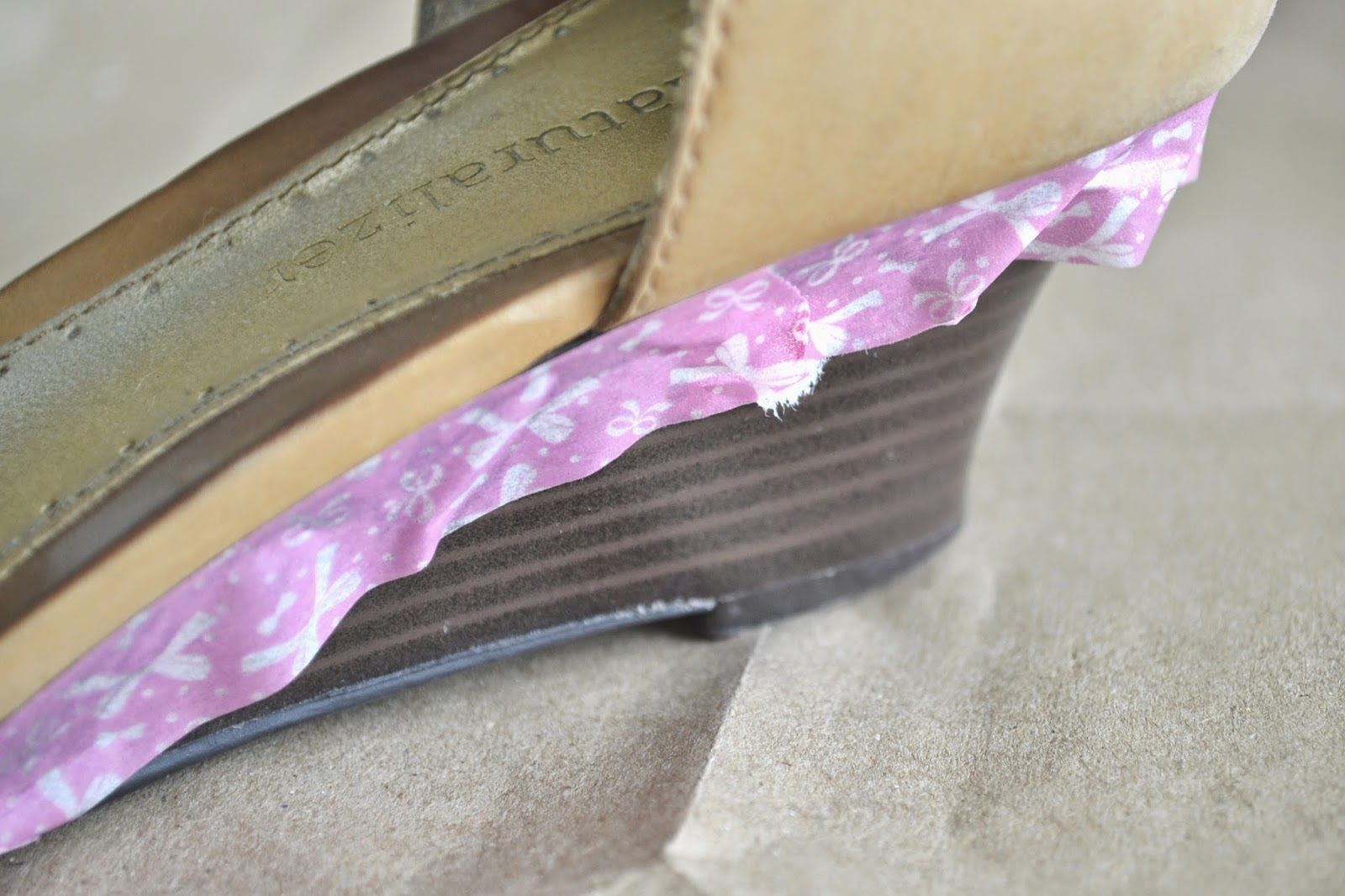 Tea Rose Home Tutorial How to Paint Leather Shoes