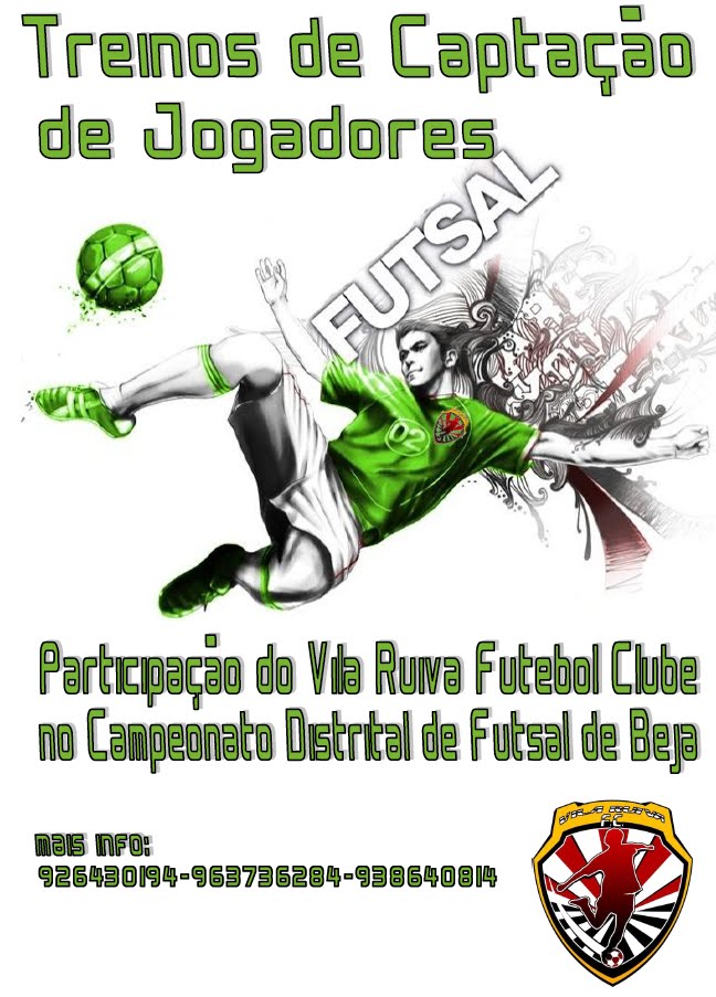 Vila Ruiva FC realiza treinos de captação