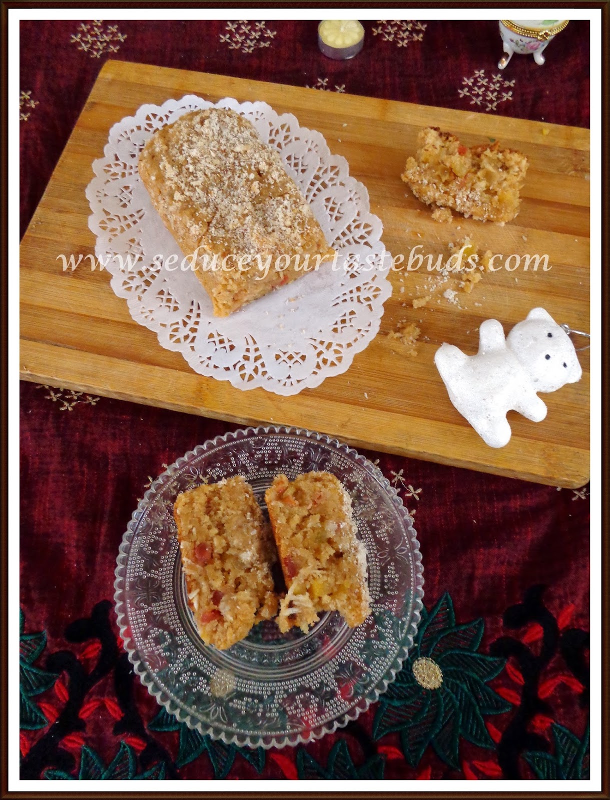 Eggless Coconut Pineapple Quick Bread for ‪‎BreadBakers‬ Seduce Your