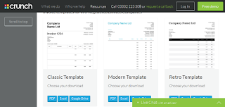 Free Invoice Templates by Crunch