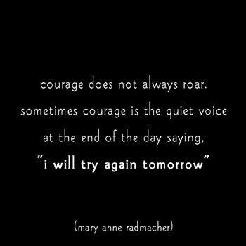 Courage In Words