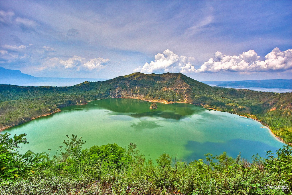 Vulcan Point within Crater Lake, Taal Volcano – Luzon, Philippines Vulcan Point within Crater Lake, Taal Volcano – Luzon, Philippines