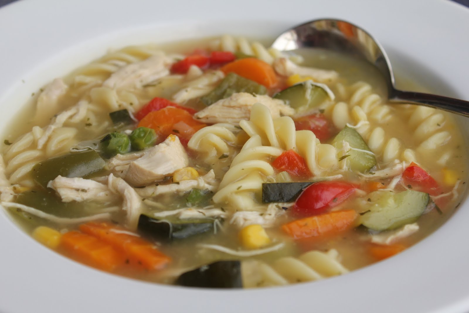 a dash of flavour Chicken Vegetable and Pasta Soup