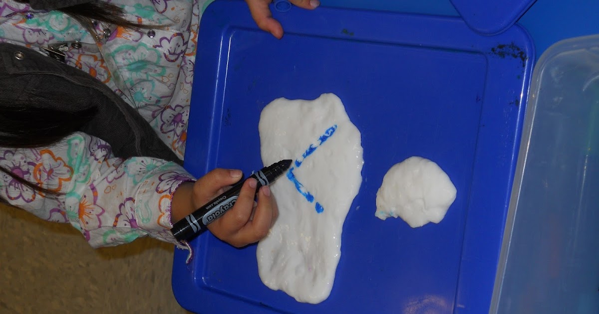 Learning and Teaching With Preschoolers: Writing on Slime