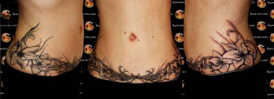 stomach tattoo