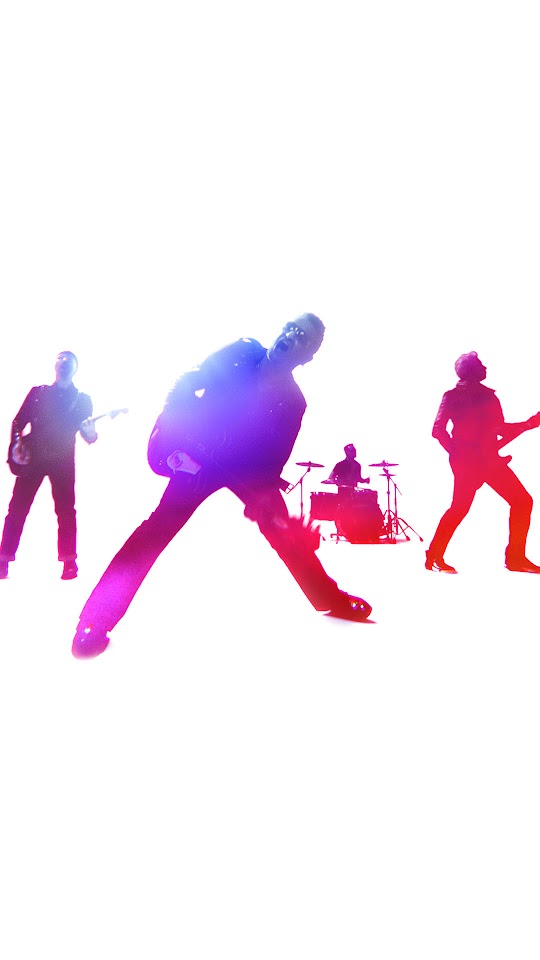 U2 Band Colorful Concert Android Wallpaper