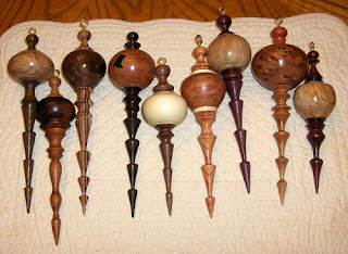 wood turned ornaments