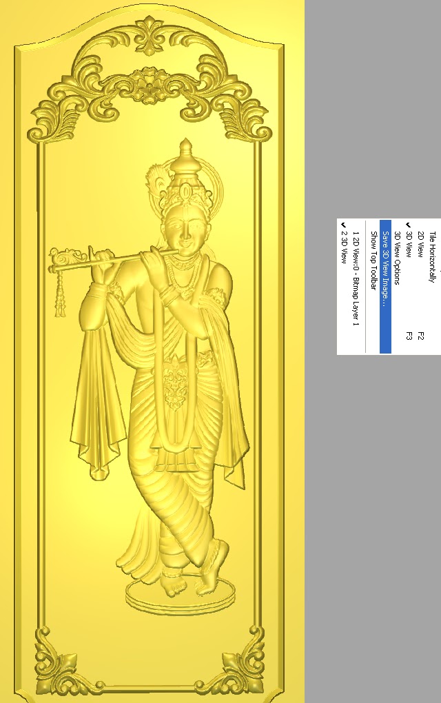 Wooden Engraving Designs Lord Krishna Art Cam