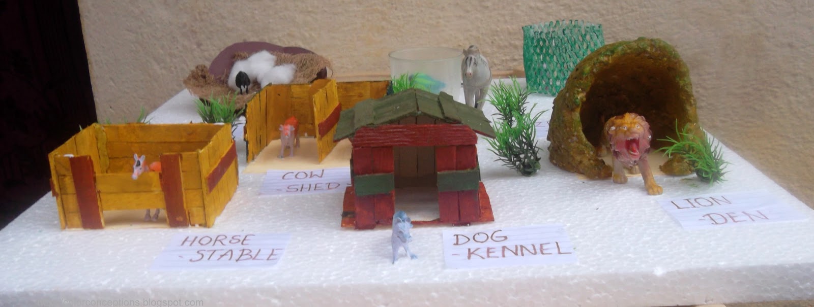 Color Conceptions Popsicle stick crafts and DIY chair