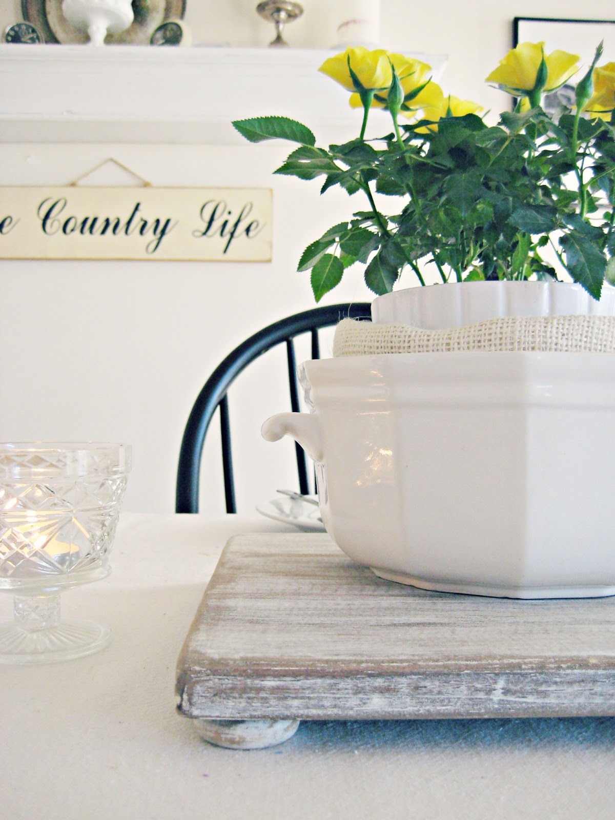 Happy At Home Cutting Board Centerpiece