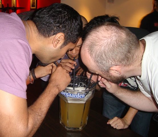 Image result for one beer two straws
