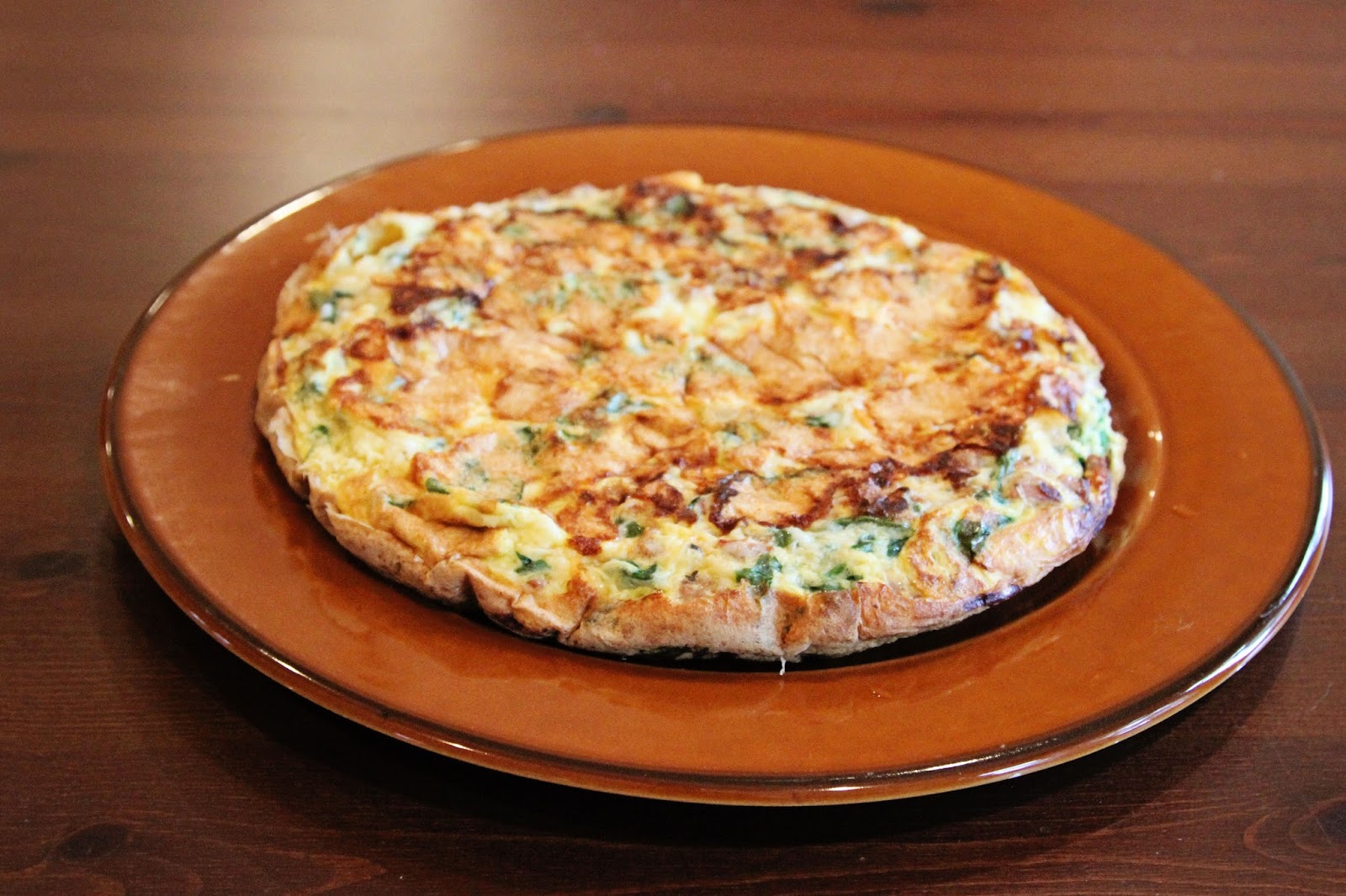 TaraGay's Yummies! Sun Dried Tomato and Spinach Frittata