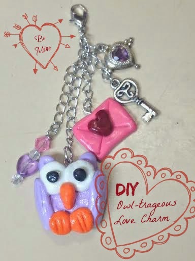 Owl-trageous Love Charm, Charm, Valentine's Day, DIY Valentine's Day 