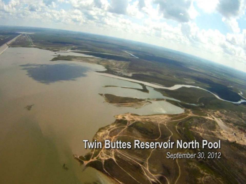 Twin Buttes Reservoir Record Rain Fails to Fill South Pool