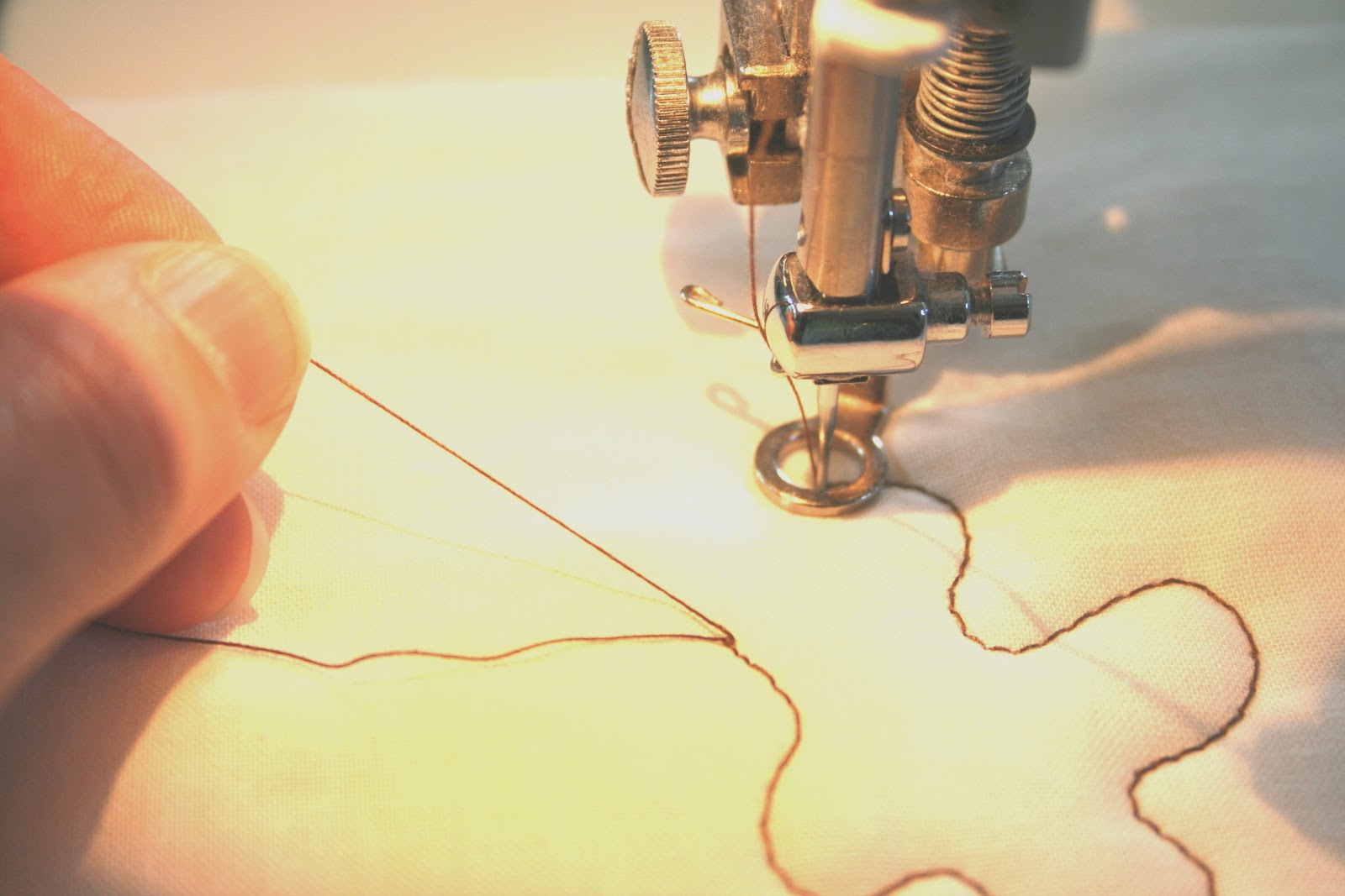 crazy mom quilts how to bury knots when machine quilting