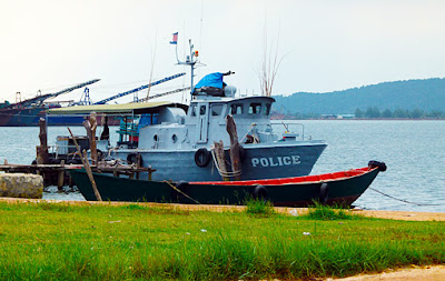 police speedboat