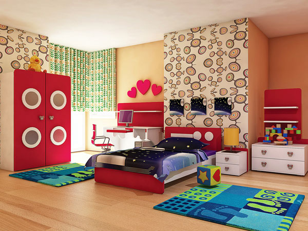 Interior Kamar Tidur Anak Minimalis Modern