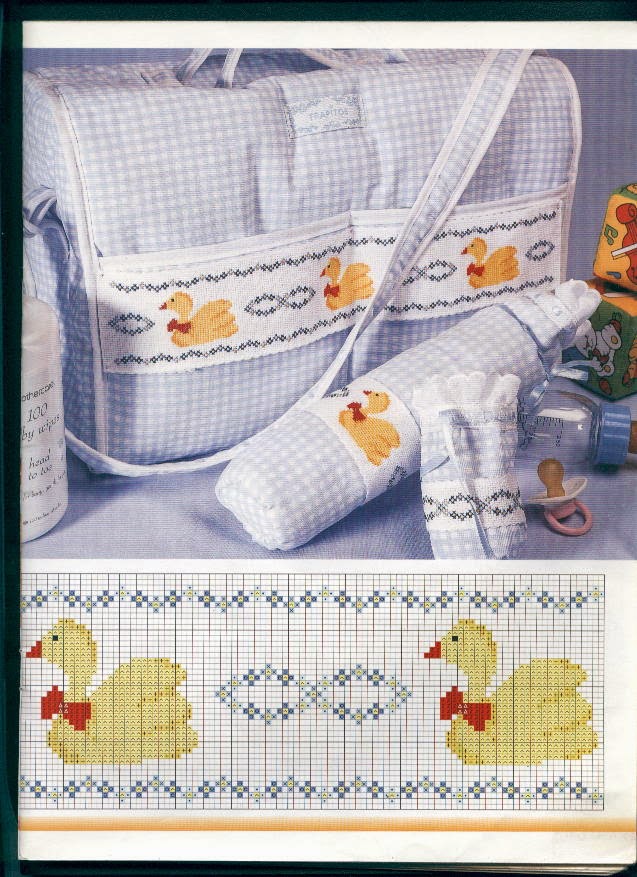 Punto de cruz para bebe - Revistas de manualidades Gratis