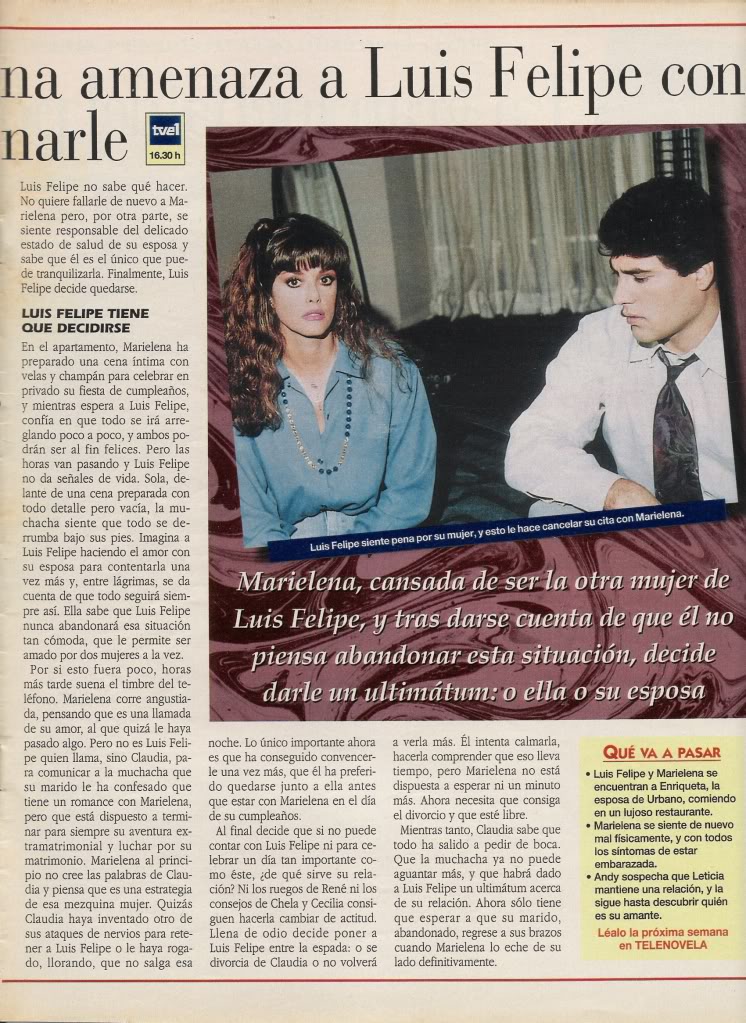 X R i S T O 1595 Marielena /telenovela 1992/