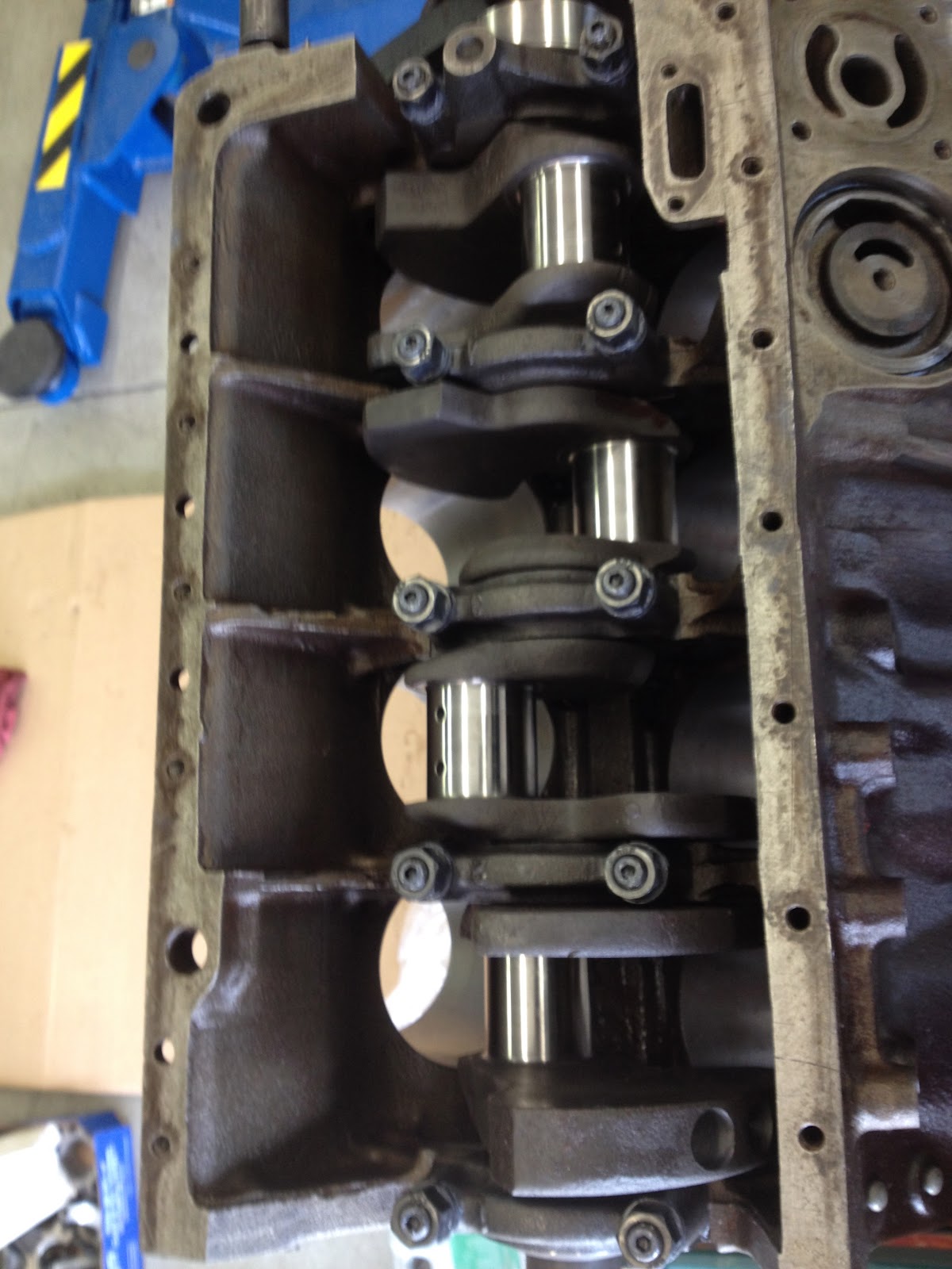 Triumph V8 Engine Rebuild Crankshaft Balanced and Piston Install Begins