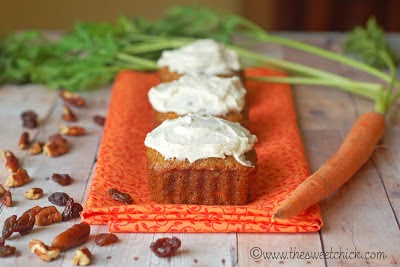 Carrot Cake Muffins by The Sweet Chick