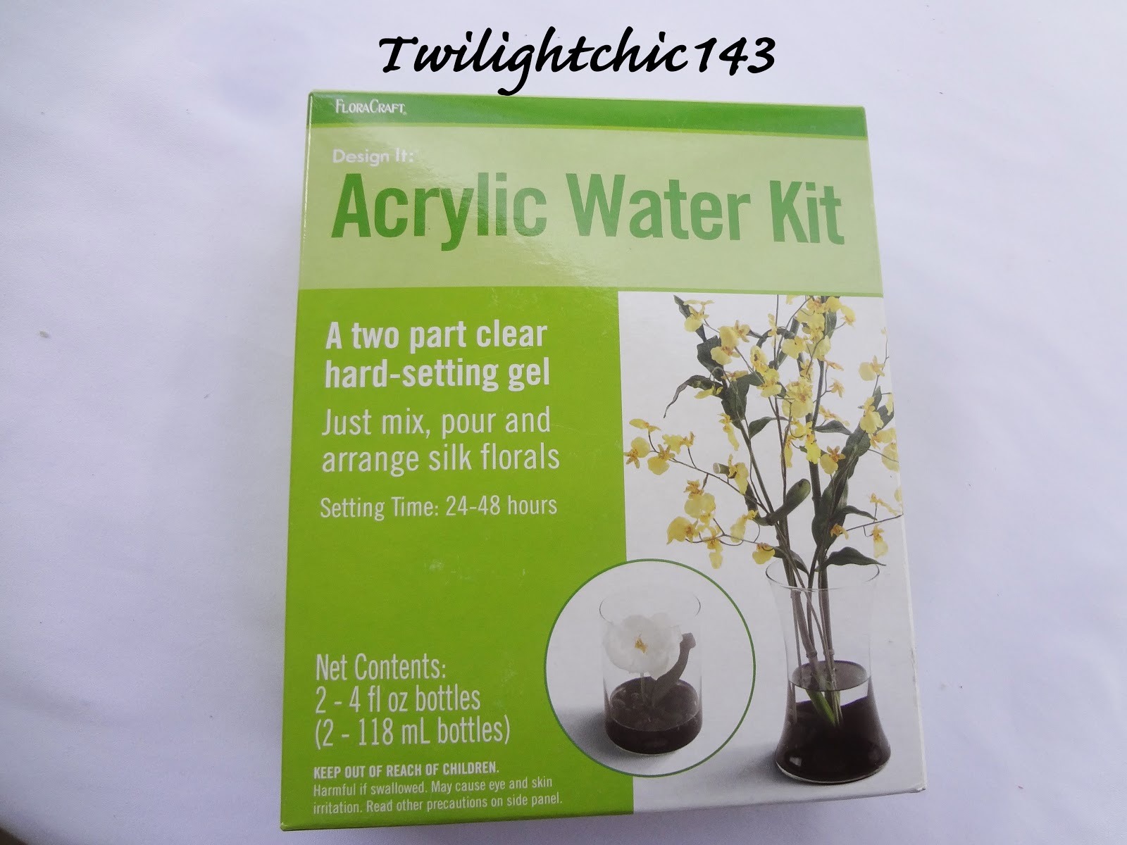 Tin's Bloggin DIY Acrylic Water Flower Arrangement♡TwiChic Thursday