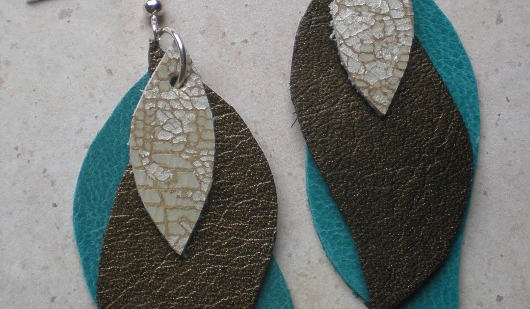 Design by Night Leather Earring Pattern Update