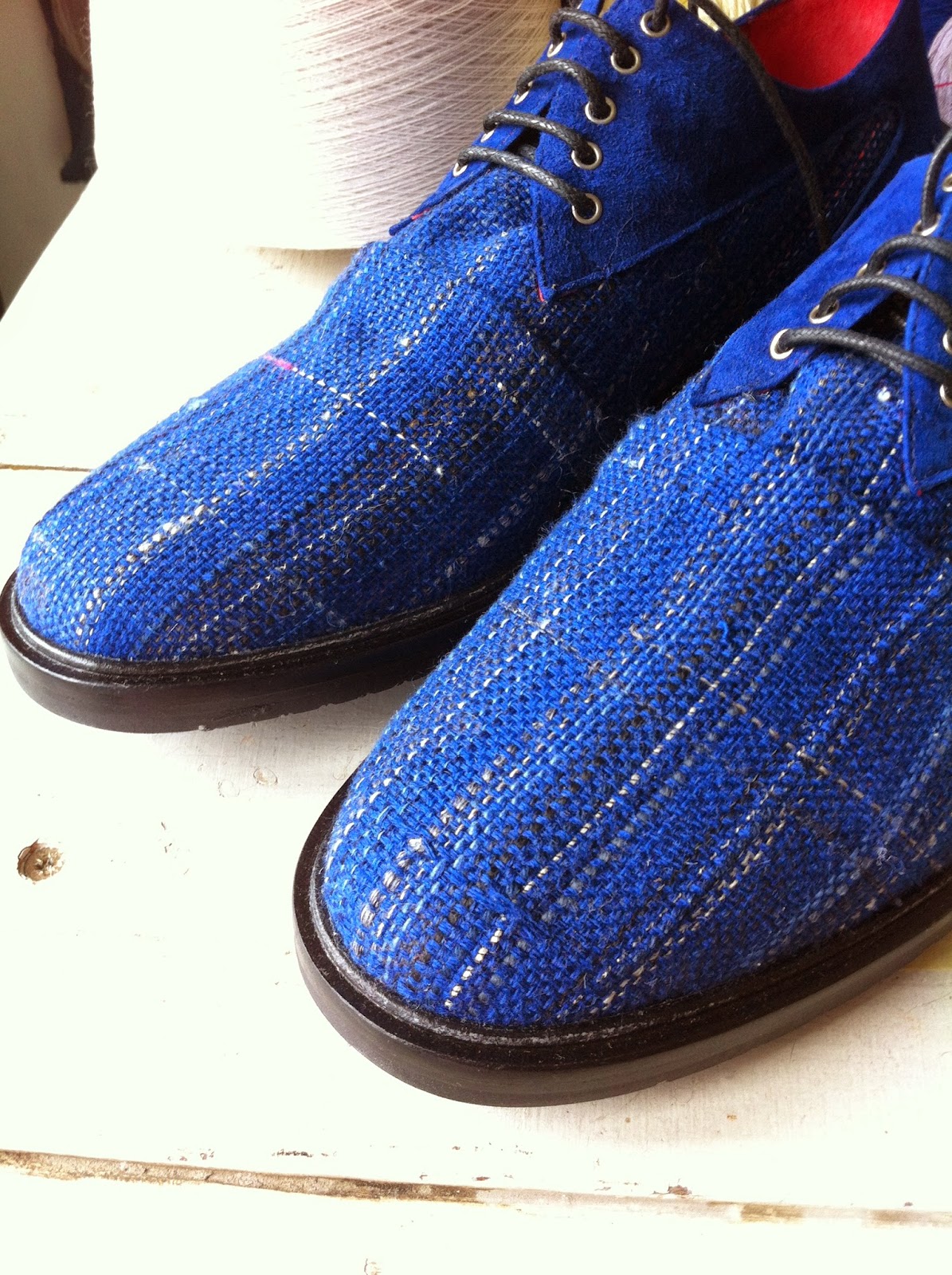 Ilse Acke MY BLUE WOVEN SHOES