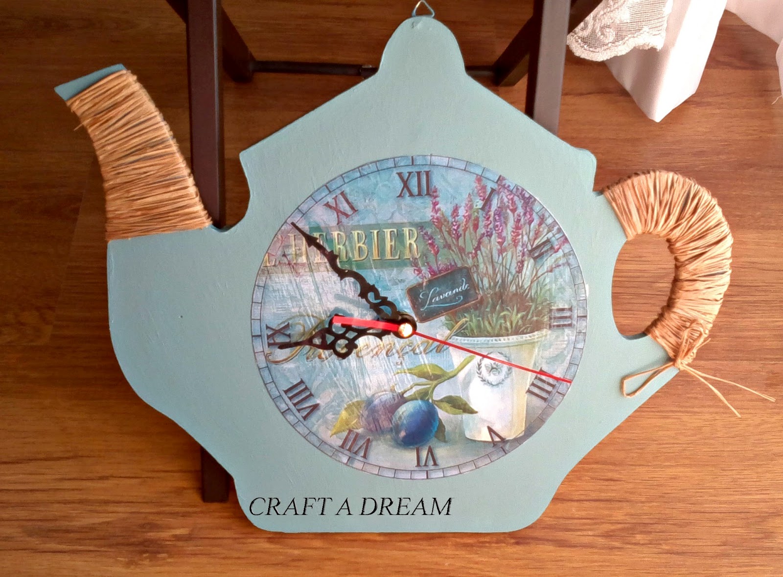 Ahşap Boyama Duvar SaatiCRAFT A DREAM