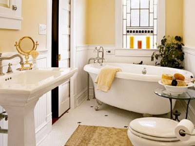 KP decor studio: Inspiración para baños vintage ** Inspiration for