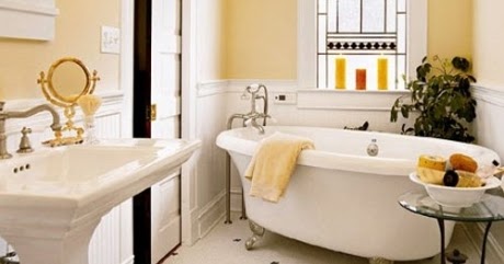 KP decor studio: Inspiración para baños vintage ** Inspiration for