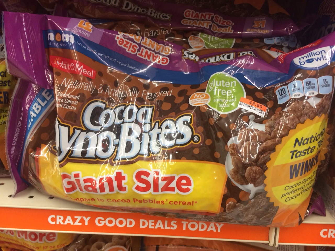 The Budget Reviews Malt o' Meal Cocoa Dyno Bites Cereals (Various)