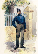 Soldado de Infantaria -- uniforme de polícia --(1852)