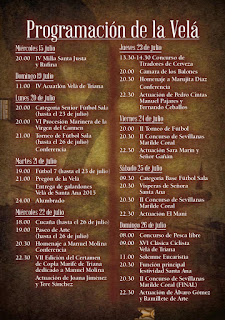 2015 Velá de Santiago y Santa Ana - Programación