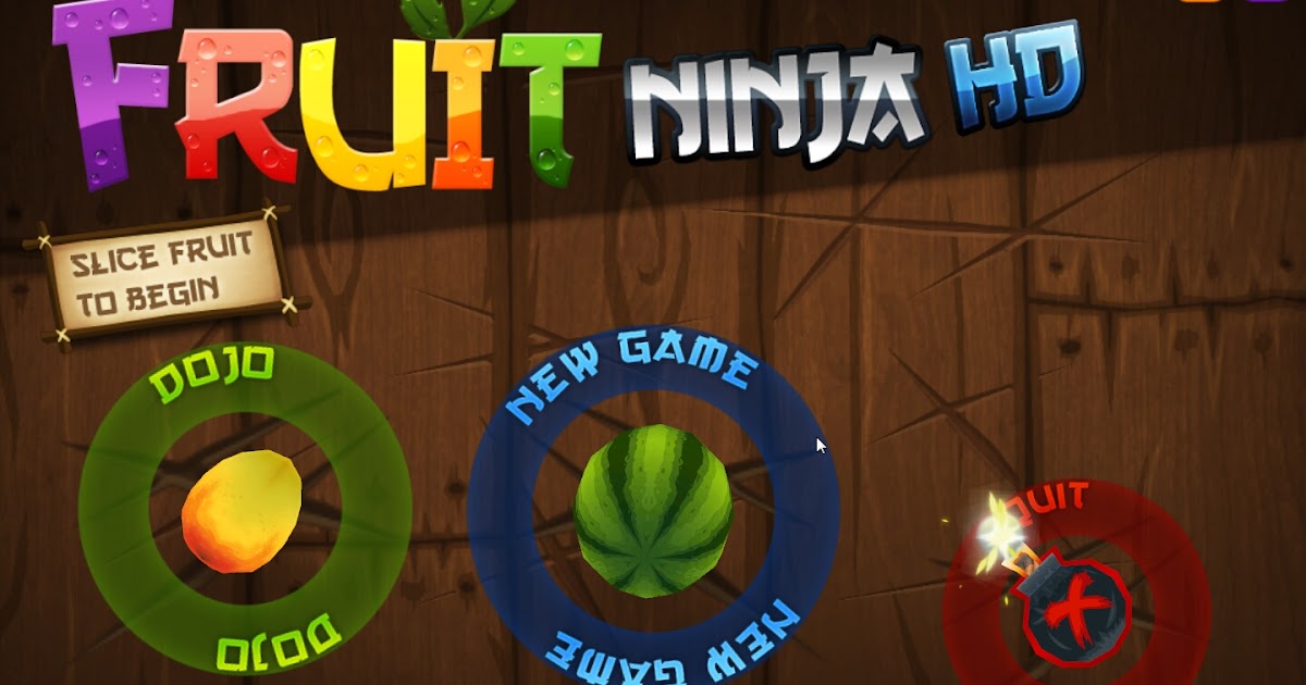 Download Fruit Ninja HD for PC Full Version atau laptop dan komputer